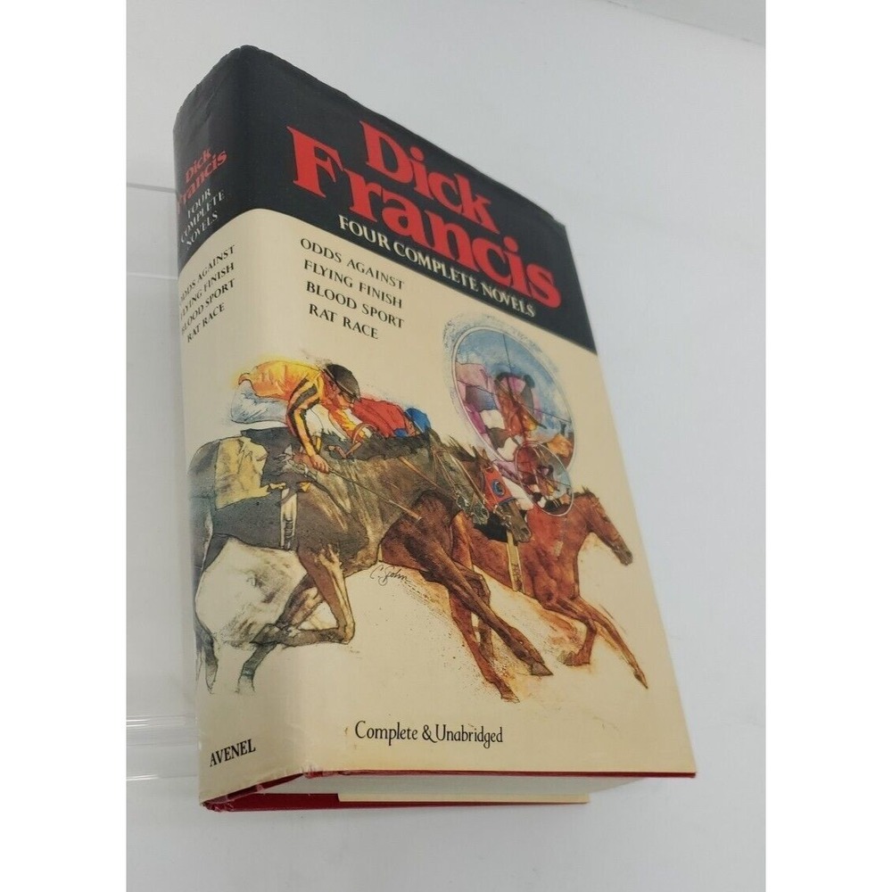 Four Complete Novels Dick Francis Hardcover Dust Jacket Horses $20.80 in 1984